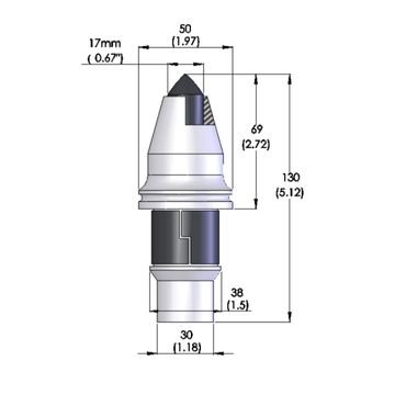 detail2-foundation drilling bits